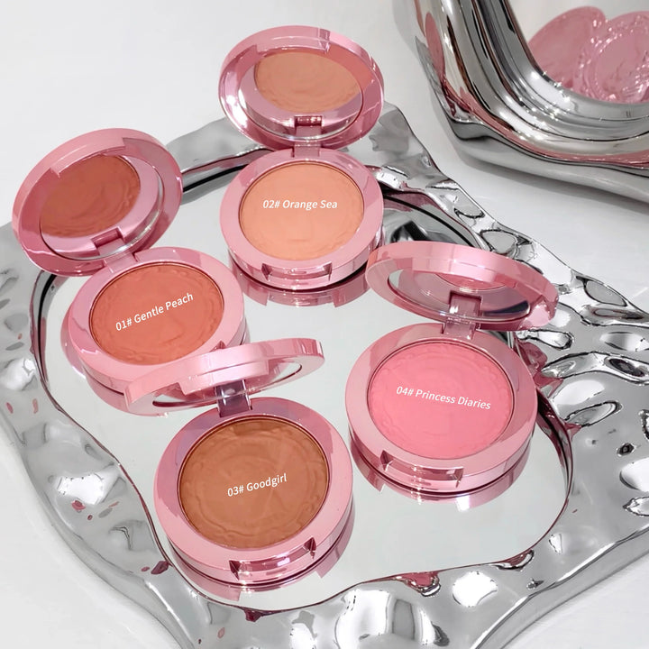 Rynx | 3D Embossing Matte Blush Retro Style Silky Low Saturation Long-lasting Natural Foundation Concealer