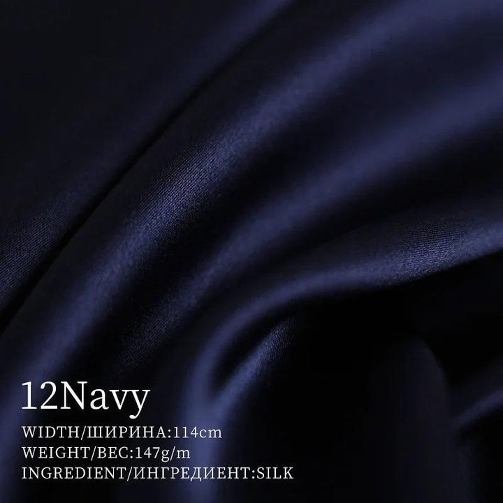 Lisslune | Opulent Red Raspberry 30 Momme Heavy Satin Silk Fabric for Refined Dress Couture and Couture Creations
