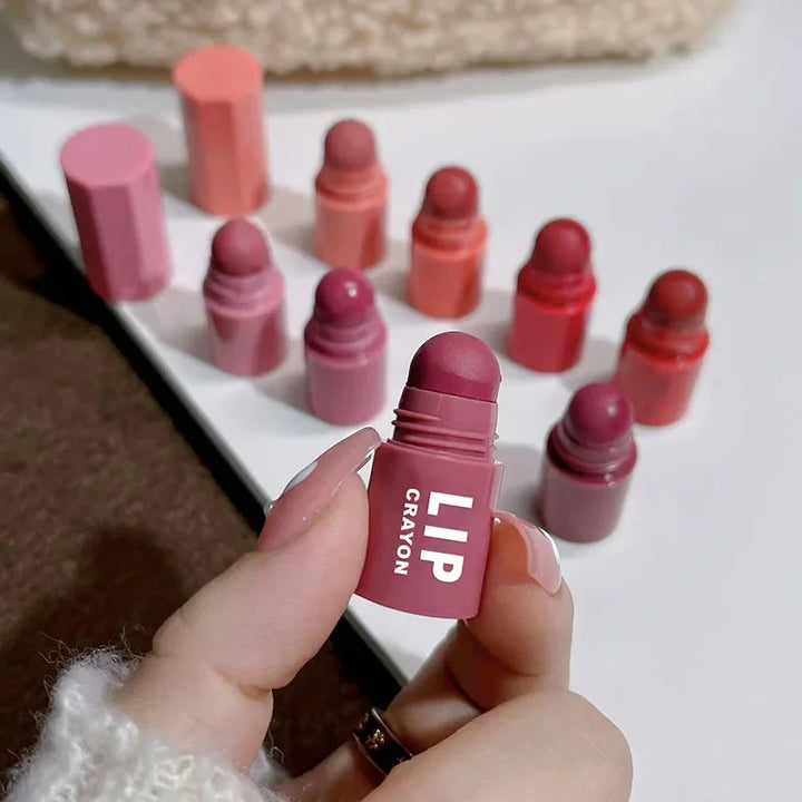 Rynx | 4 In 1 matte lipstick pencil set combo velvet sexy red lip color non-stick cup multicolor lipstick pencil makeup lip cosmetics set