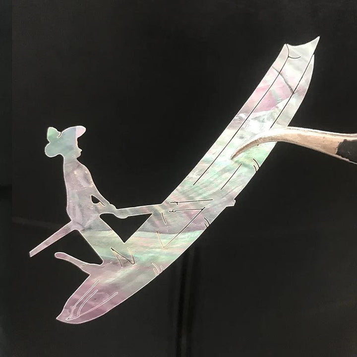Lisslune | Iridescent Abalone Shell Art Flakes for Creative Masterpieces