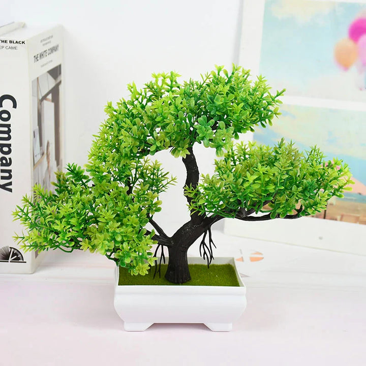 Rynx Artificial Plants Bonsai Small Tree Pot Artificial Plant Flowers Potted Plants Ornaments For Home Room Table Decoration Hotel Garden Decor