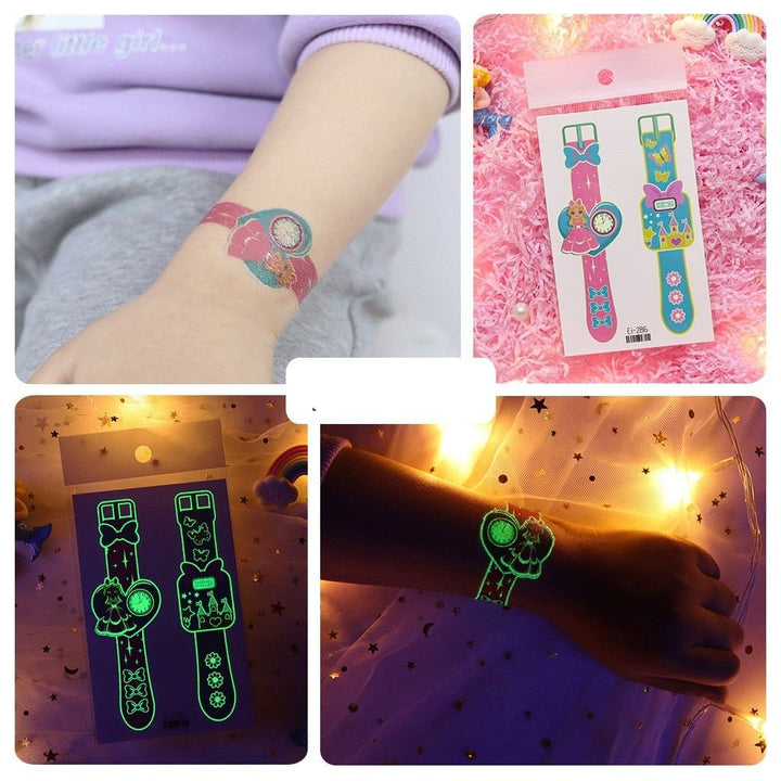 Lisslune | Luminous, washable watch tattoo stickers