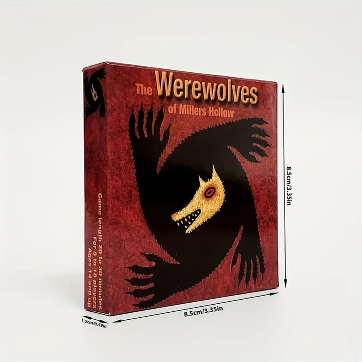 Rynx | 1 Box The legendary Miller Valley Werewolf game card, board game card, interactive game, party game, holiday game, creative gift