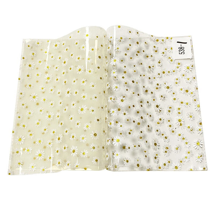 Lisslune | Floral Elegance PVC Craft Film for Creative Home Decor and DIY Projects