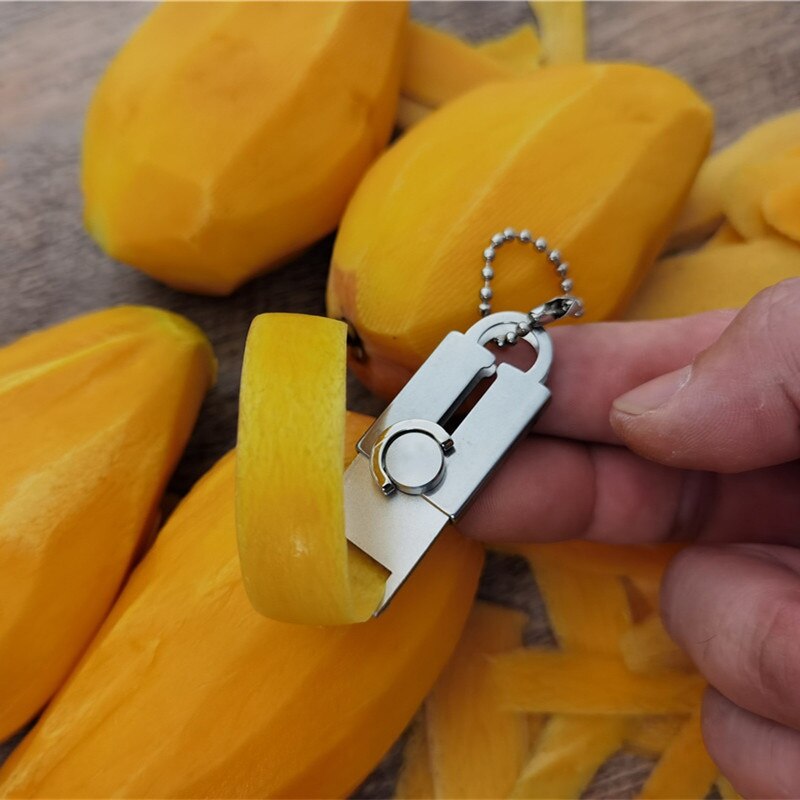 Lisslune | Stainless Steel Mini Vegetable Peeler Keychain