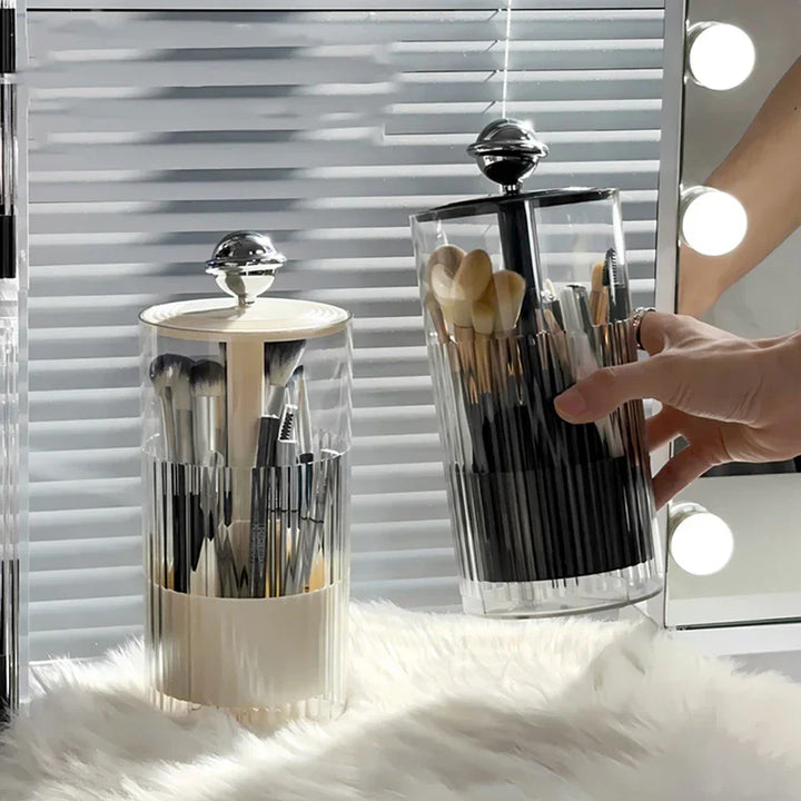 Lisslune | Auto Lift & Luxe Makeup Brush Organizer