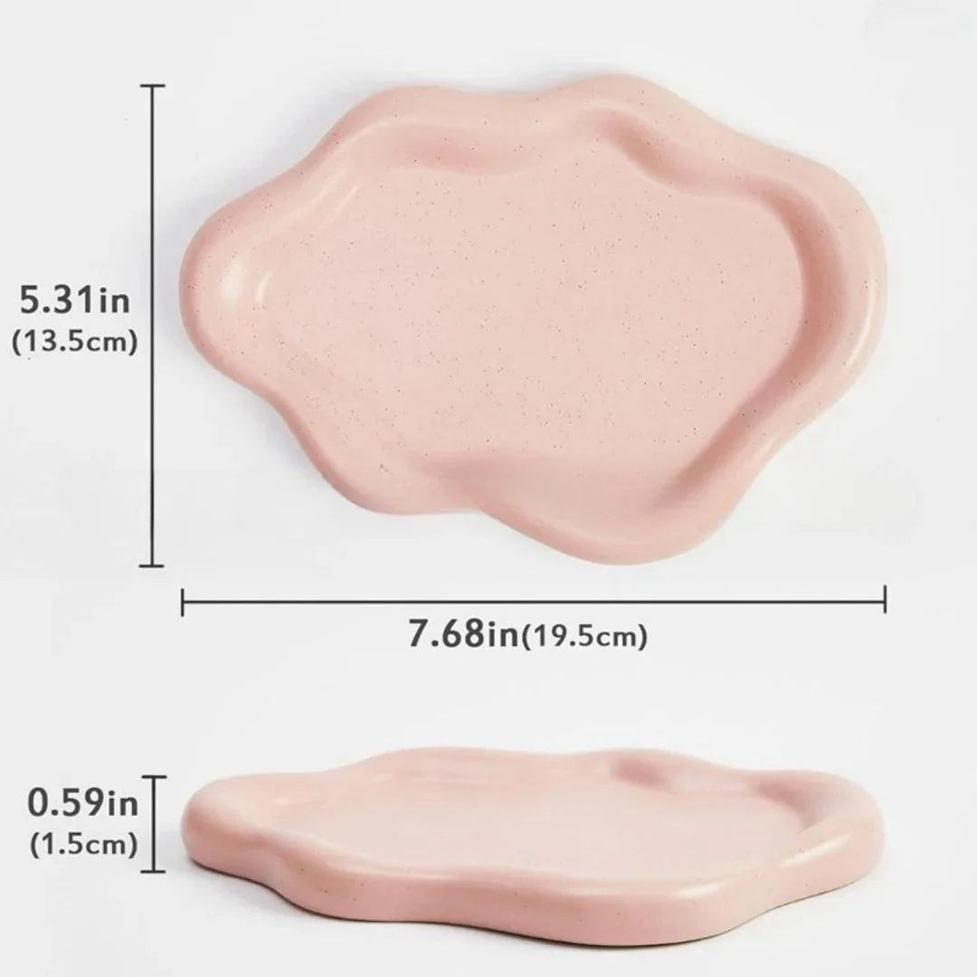 Lisslune | Cloud Coaster Silicone Mold – DIY Epoxy Resin Bowl for Storage, Handmade Aromatherapy & Desk Decoration