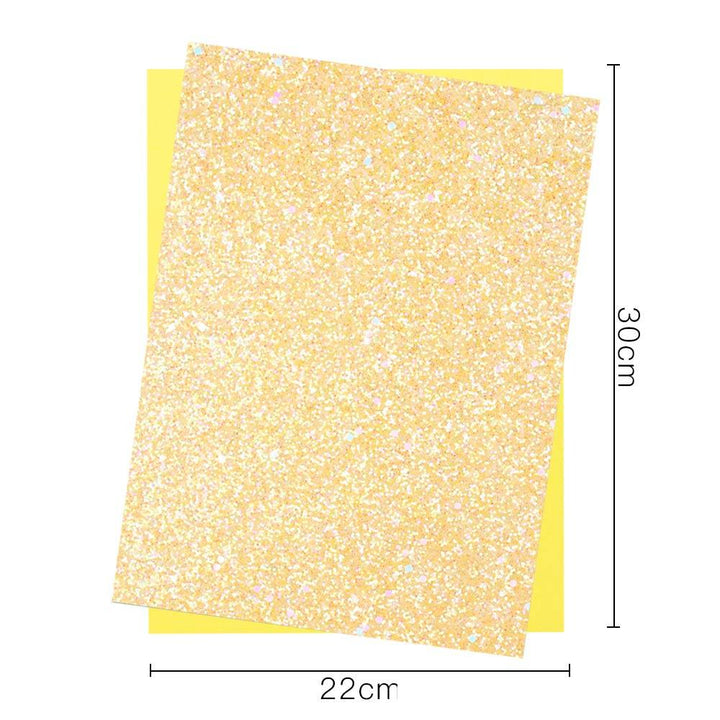 Lisslune | Iridescent Rainbow Glitter Vinyl Craft Roll - Creative Gloss Set
