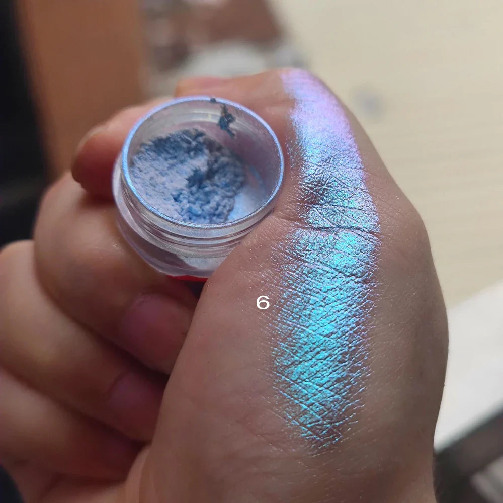 Rynx | 1 Glass Chameleon Nail Flakes Irregular Aluminum Foil UV Gel Polish Nail Sequins Paillettes Manicure Art Decoration Glitter Powder