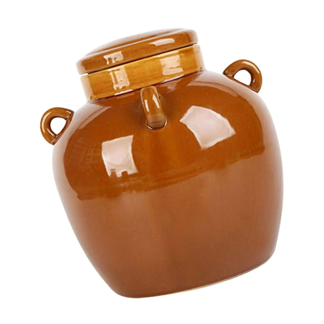Lisslune | Elegant sparkling ceramic storage jar for stylish kitchen decoration
