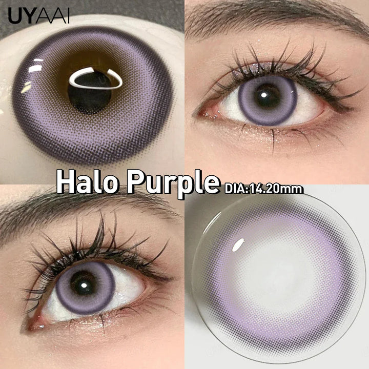 Rynx | 1 Pair Brown Lenses Natural Large Eyes Gray Lenses Cosmetics Korean Style Lenses y2k Colorcon Blue Eye Contacts Purple Lenses