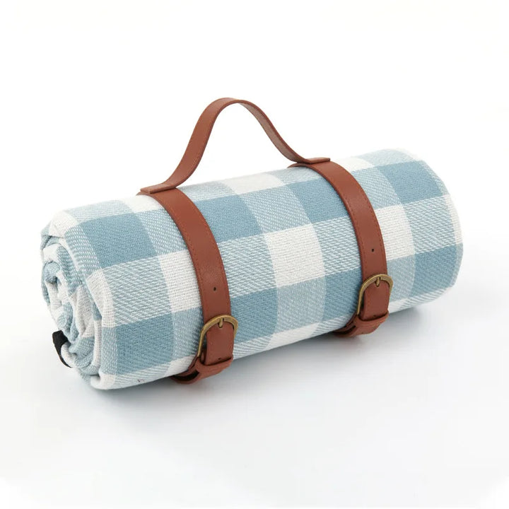 Lisslune | NovaPlaid | Waterproof Foldable Picnic Blanket with Carry Strap