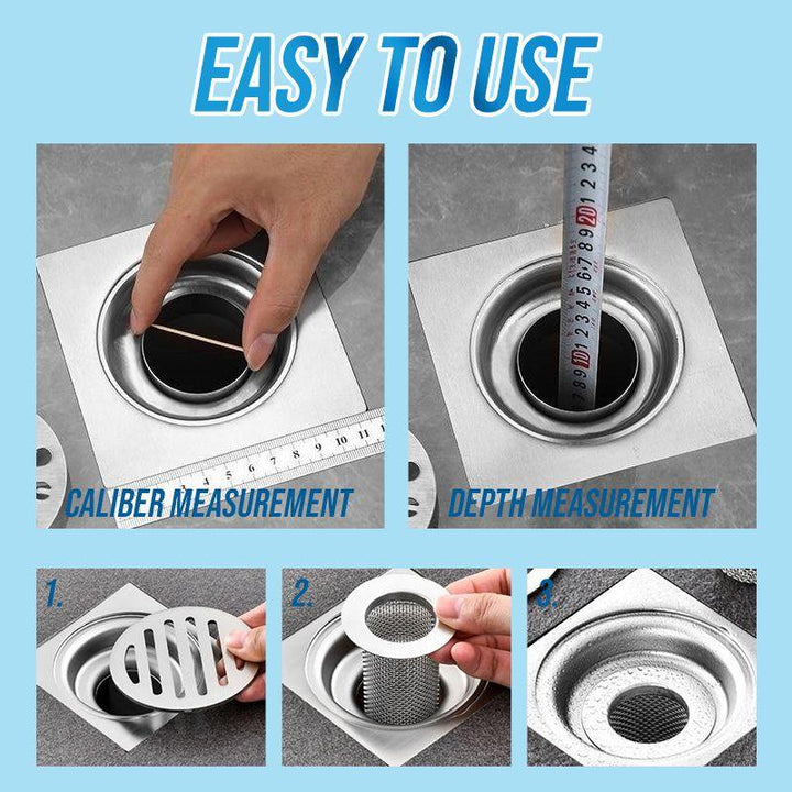 Lisslune | Premium Stainless Steel Sink Strainer with Superior Hair and Dirt Filtration Technology