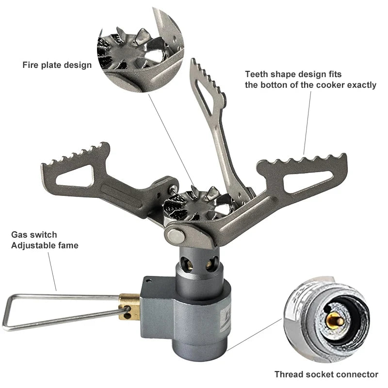 Lisslune | Outdoor Titanium Gas Burner
