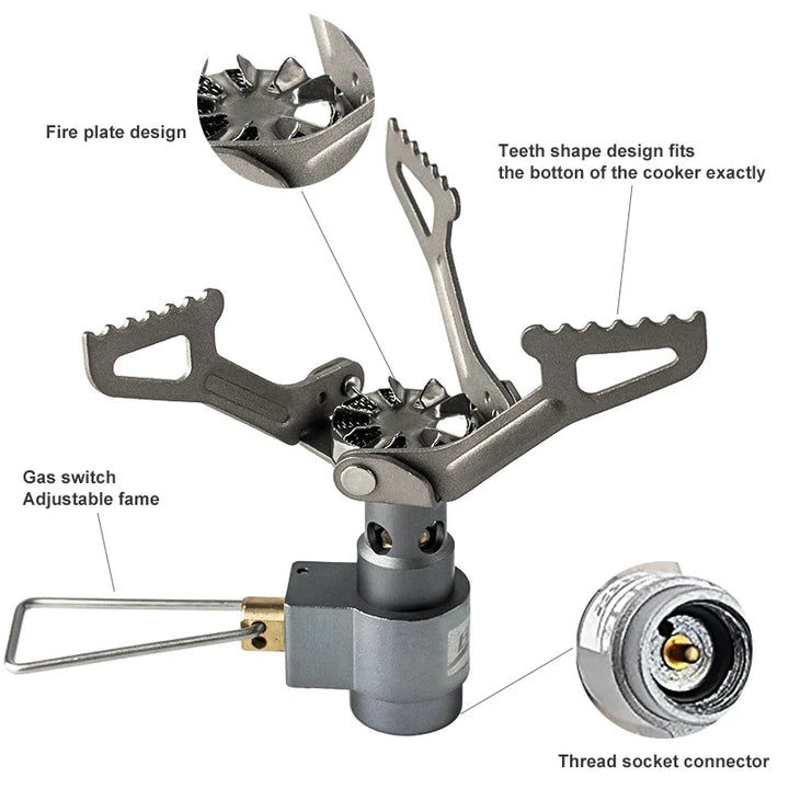 Lisslune | Outdoor Titanium Gas Burner