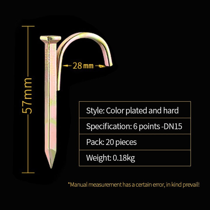 Lisslune | Heavy-Duty Cement Wall Pipe Hanger Clamp