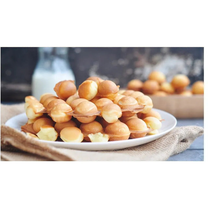 Lisslune | Non-Stick Bubble Egg Waffle Maker Pan