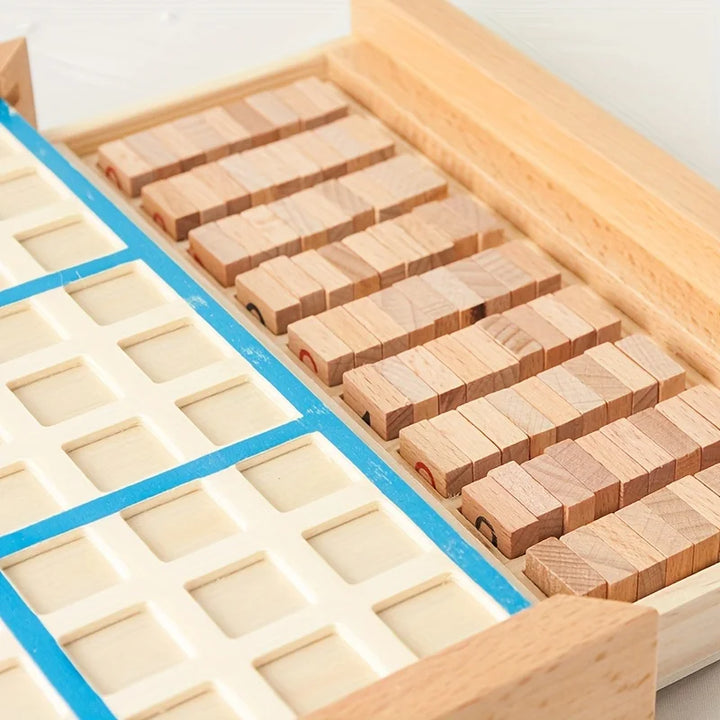 Rynx | Wood Sudoku Nine Grid Game Chess Sudoku Puzzle Game for Logical Thinking of Children, Puzzle Tablet Games with Questions