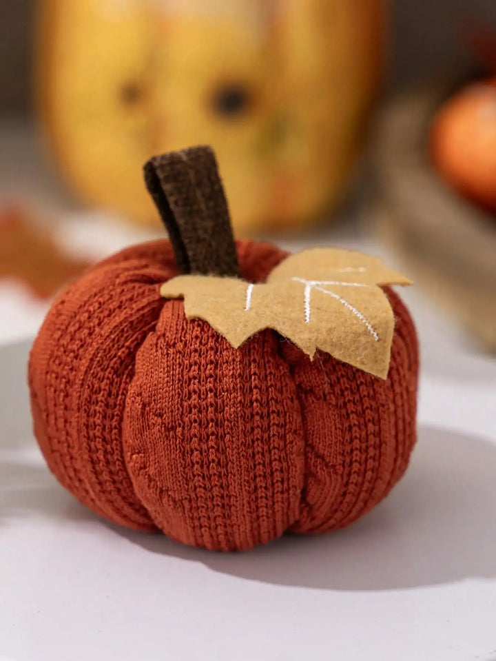 Rynx | 1PC Home ornaments Thanksgiving Harvest Festival knitted pumpkin can be used as ornaments, banners, pennants, and flags