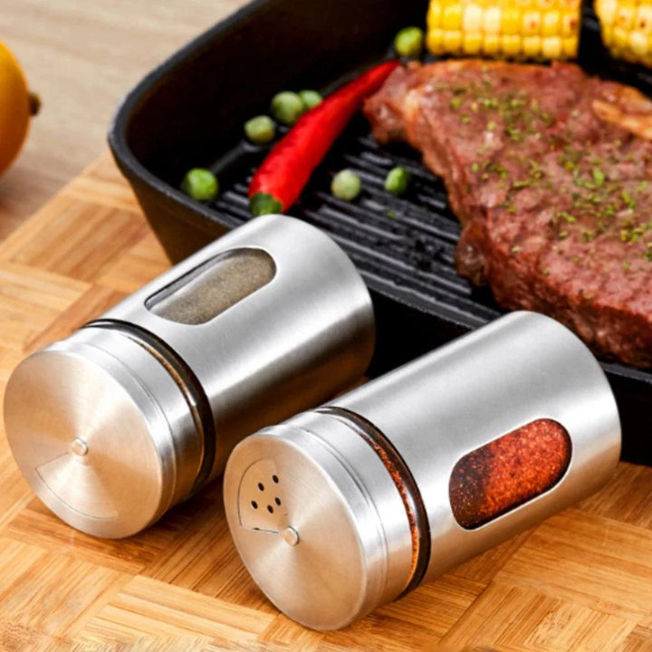 Lisslune | Seasoning on the go: Portable glass salt shaker for an instant flavor kick
