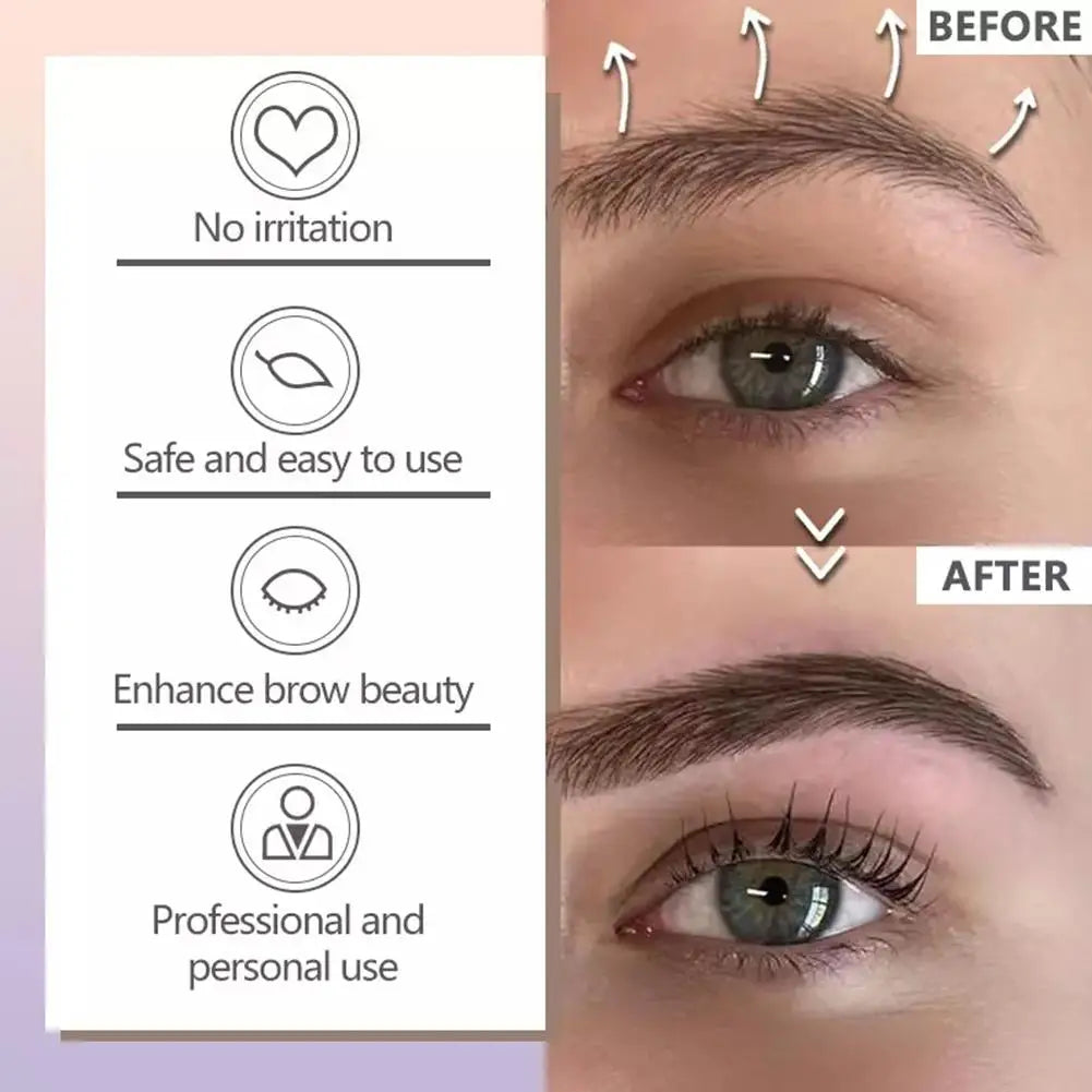 Rynx | Professional Henna Eyelash Eyebrow Color Tint 15-Minute Quick Tint Easy Dye Gel Eyelash Brown Black Shade Set