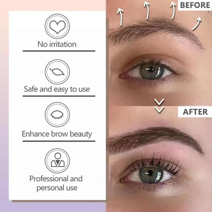 Rynx | Professional Henna Eyelash Eyebrow Color Tint 15-Minute Quick Tint Easy Dye Gel Eyelash Brown Black Shade Set