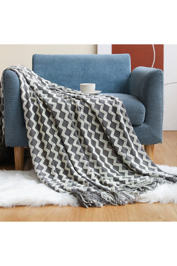 Lisslune | Solid Color Sofa Blanket