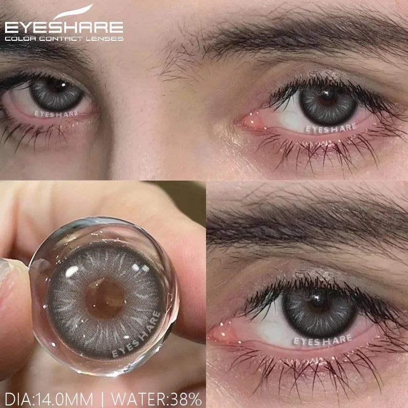 Rynx | 1pair color contact lenses gray color contacts for eye fashion blue eye lenses annual green eye contacts black lenses