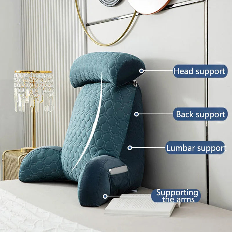 Lisslune | Ultra Cooler Latex Washable Comfortable Reading Backrest