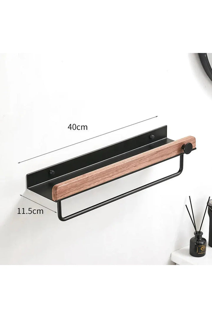 Lisslune | Wood Accent Wall Shelf