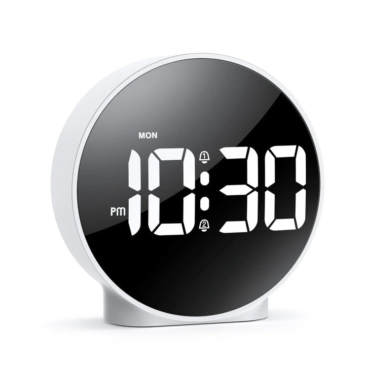 Lisslune | BrightTime – Digital LED Alarm Clock with USB Charging