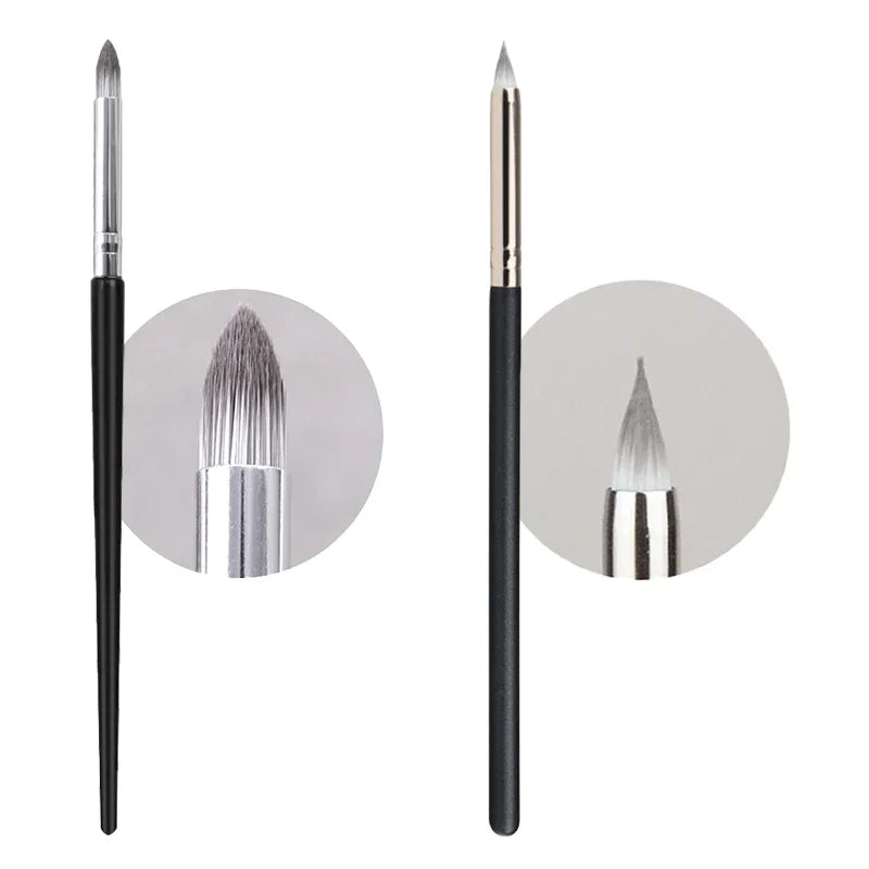 Rynx | Pencil Tip Concealer Brush Wrinkle Brightening Decree Pattern Eye Bag Concealer Mask Foundation Makeup Brush Beauty Tool