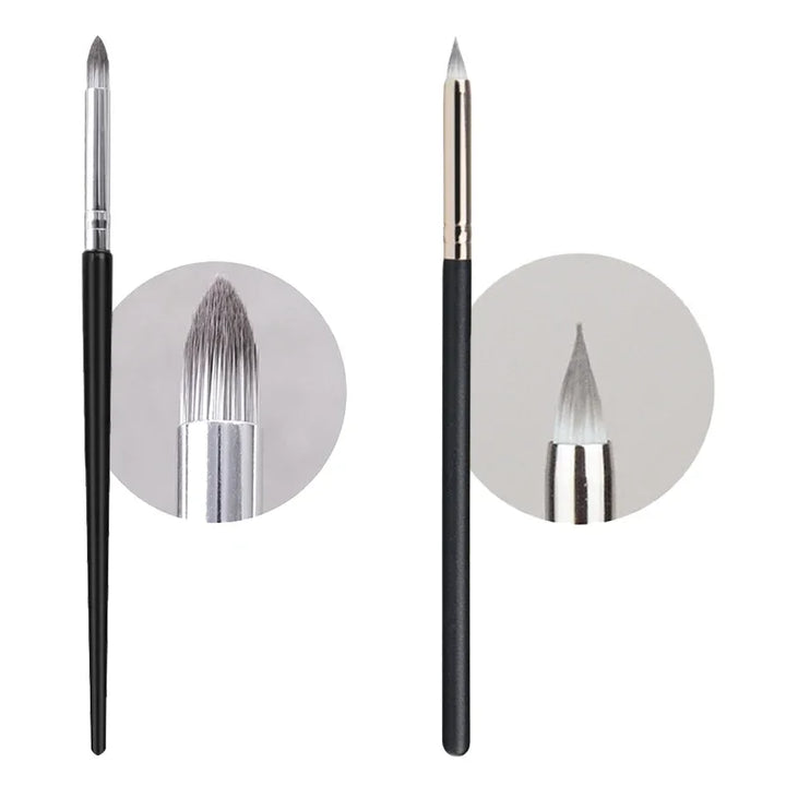 Rynx | Pencil Tip Concealer Brush Wrinkle Brightening Decree Pattern Eye Bag Concealer Mask Foundation Makeup Brush Beauty Tool