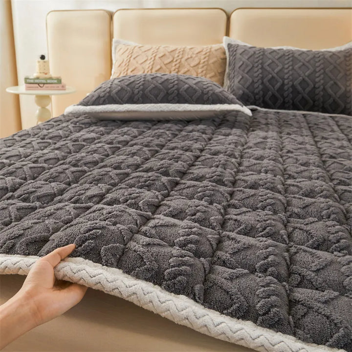 Lisslune | Thick Warm Winter Blanket Mattress Pad
