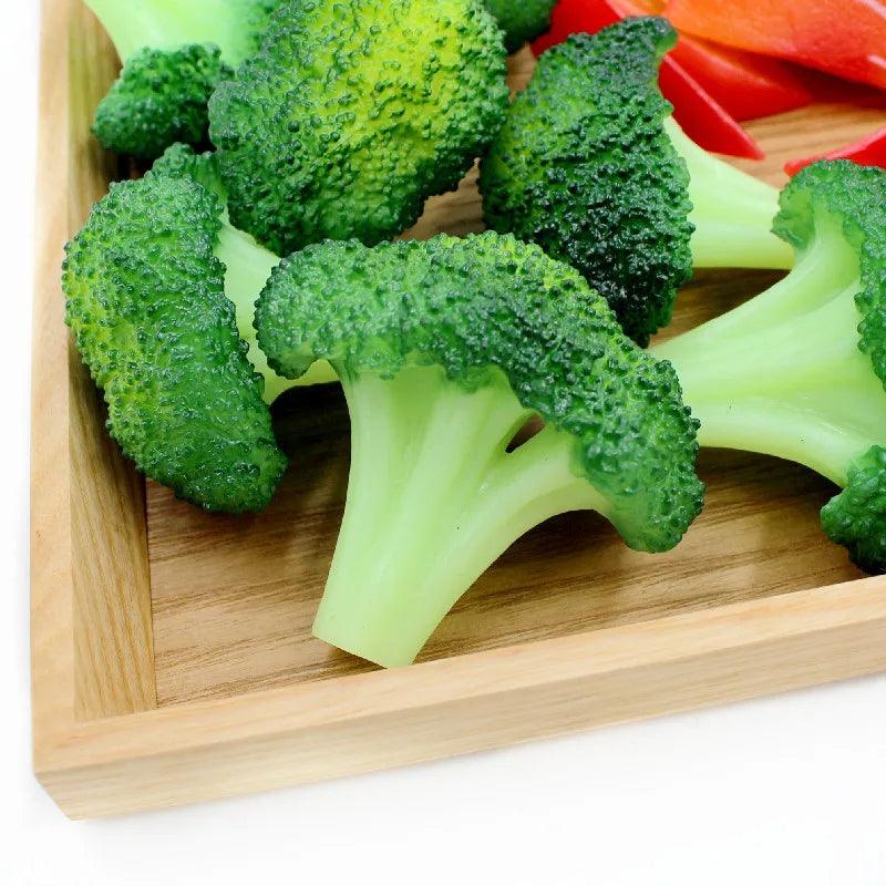 Lisslune | Levens echte kunstmatige groenteset - Realistic tomato, corn, and broccoli for restaurant displays and photography