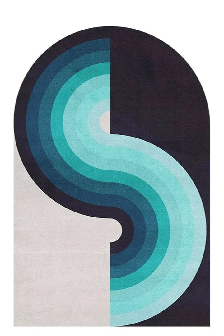 Lisslune | Waves geometric rug