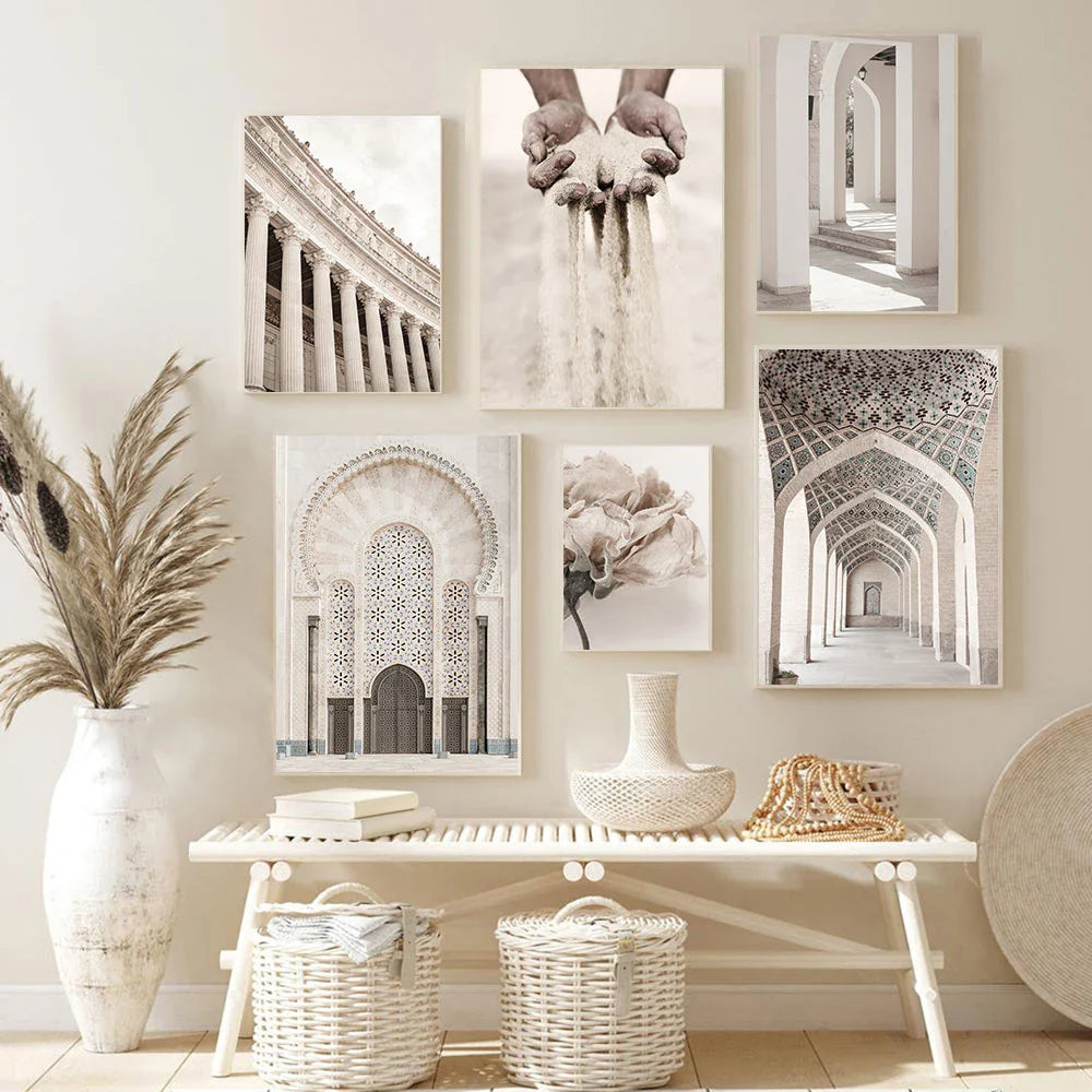 Lisslune | Mosque Canvas Poster