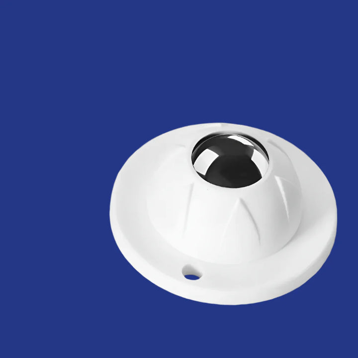 Lisslune | Self-adhesive 360° swivel castors - Mini stainless steel furniture wheels with universal ball mechanism