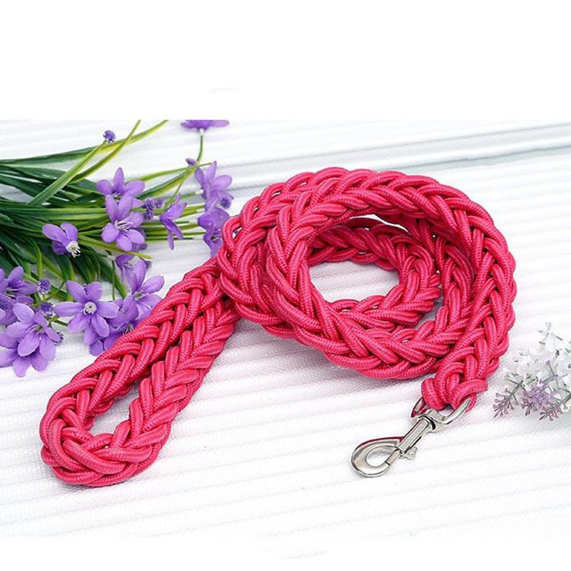 Lisslune | Braided short dog leash for large dogs
