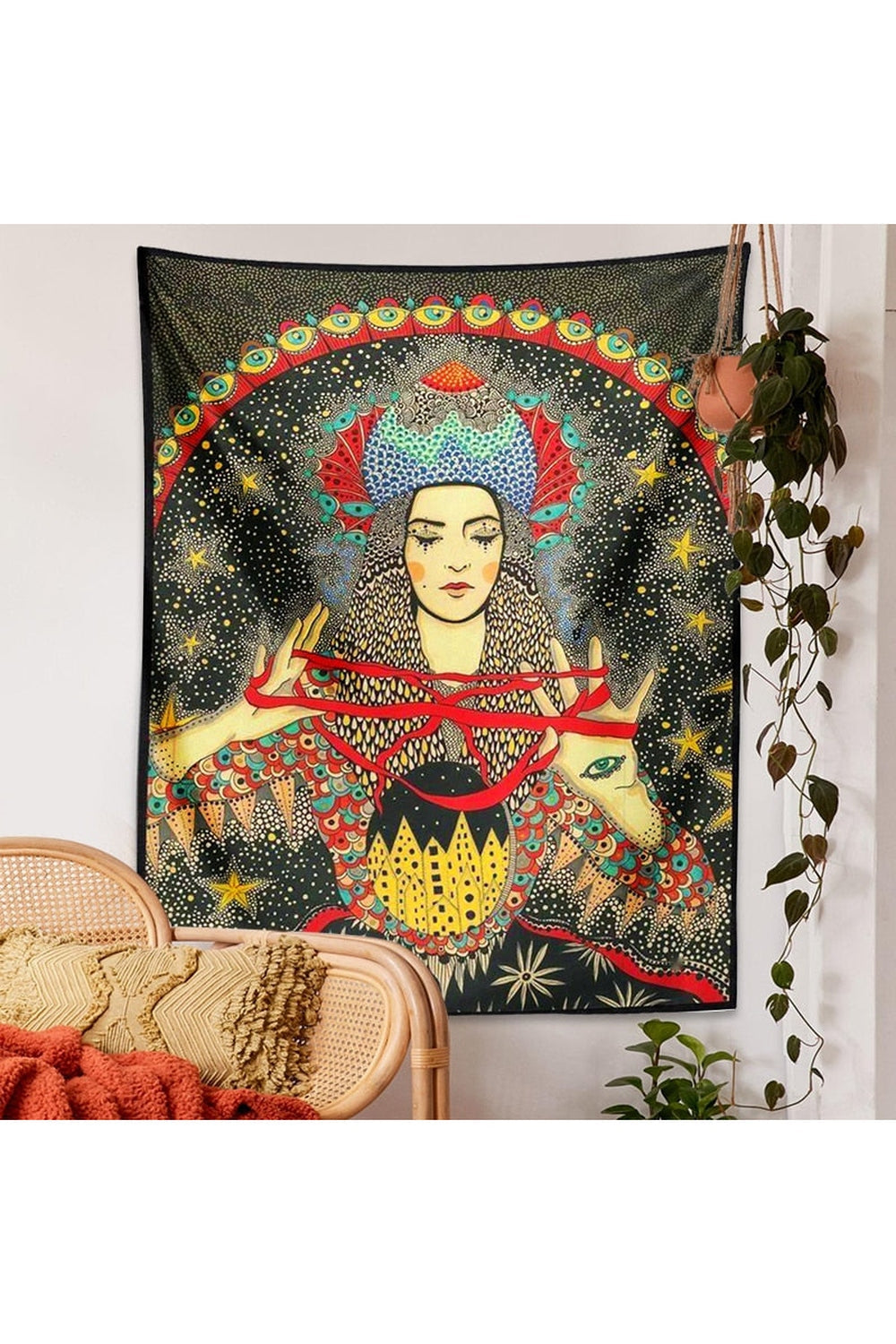 Lisslune | To The Girl Psychedelic Tapestry