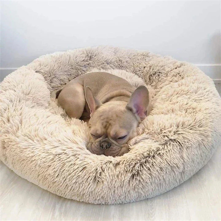 Lisslune | CozyNest Plush Round Pet Bed – Washable & Non-Slip