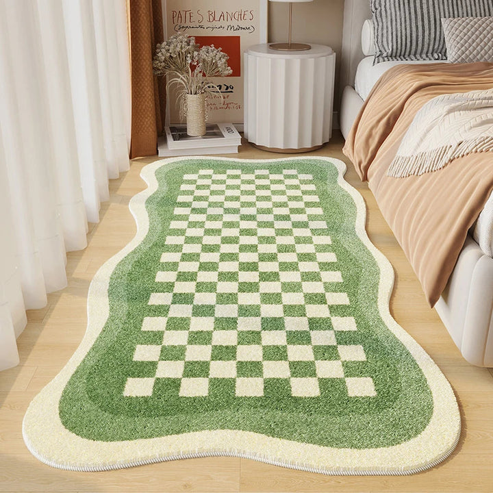 Rynx | Irregular Art Abstract Cozy Bedroom Rug Modern Home Decor Aesthetic Girl's Room Balcony Rugs Coffee Table Rug Wallpaper IG