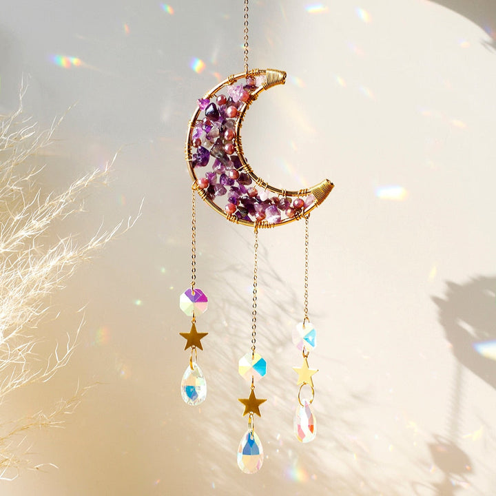 Lisslune | Crystal Sun Catcher Moon Decor