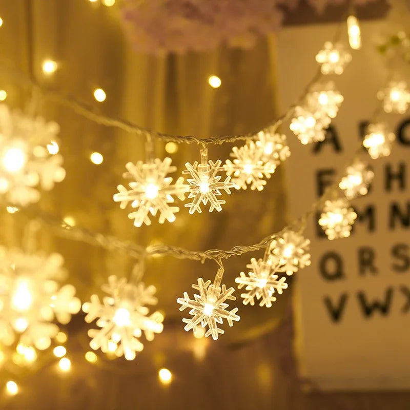 Rynx Christmas Tree LED Fairy Light String 1.5M 10LED Xmas Hanging Light Fairy Light Garland Home Decor Ornament New Year Gifts