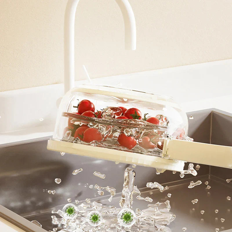 Lisslune | Space Saving Vegetable Fruit Drainer Basket