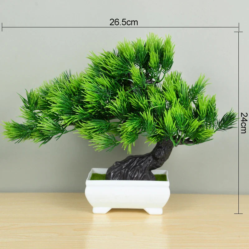 Rynx Artificial Plants Bonsai Small Tree Pot Artificial Plant Flowers Potted Plants Ornaments For Home Room Table Decoration Hotel Garden Decor