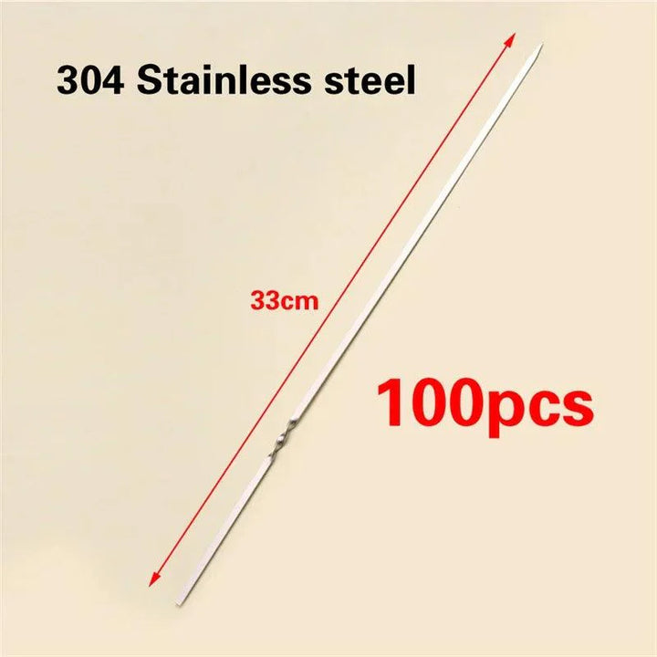 Lisslune | Ultimate Stainless Steel Skewer Set for Perfect Outdoor Grilling
