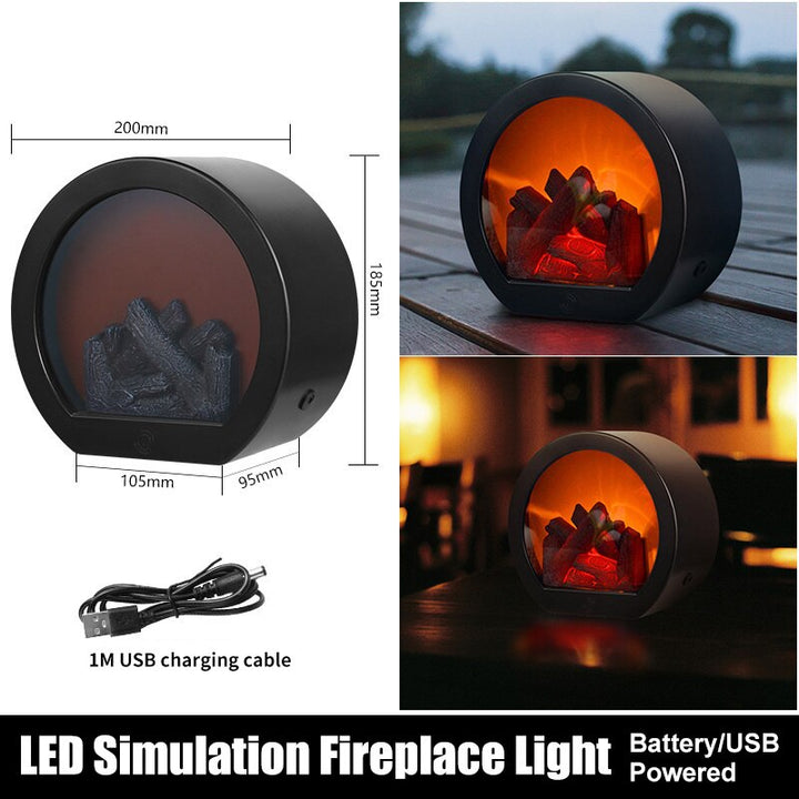 Lisslune | Inferno Portable Fireplace Night Lamp