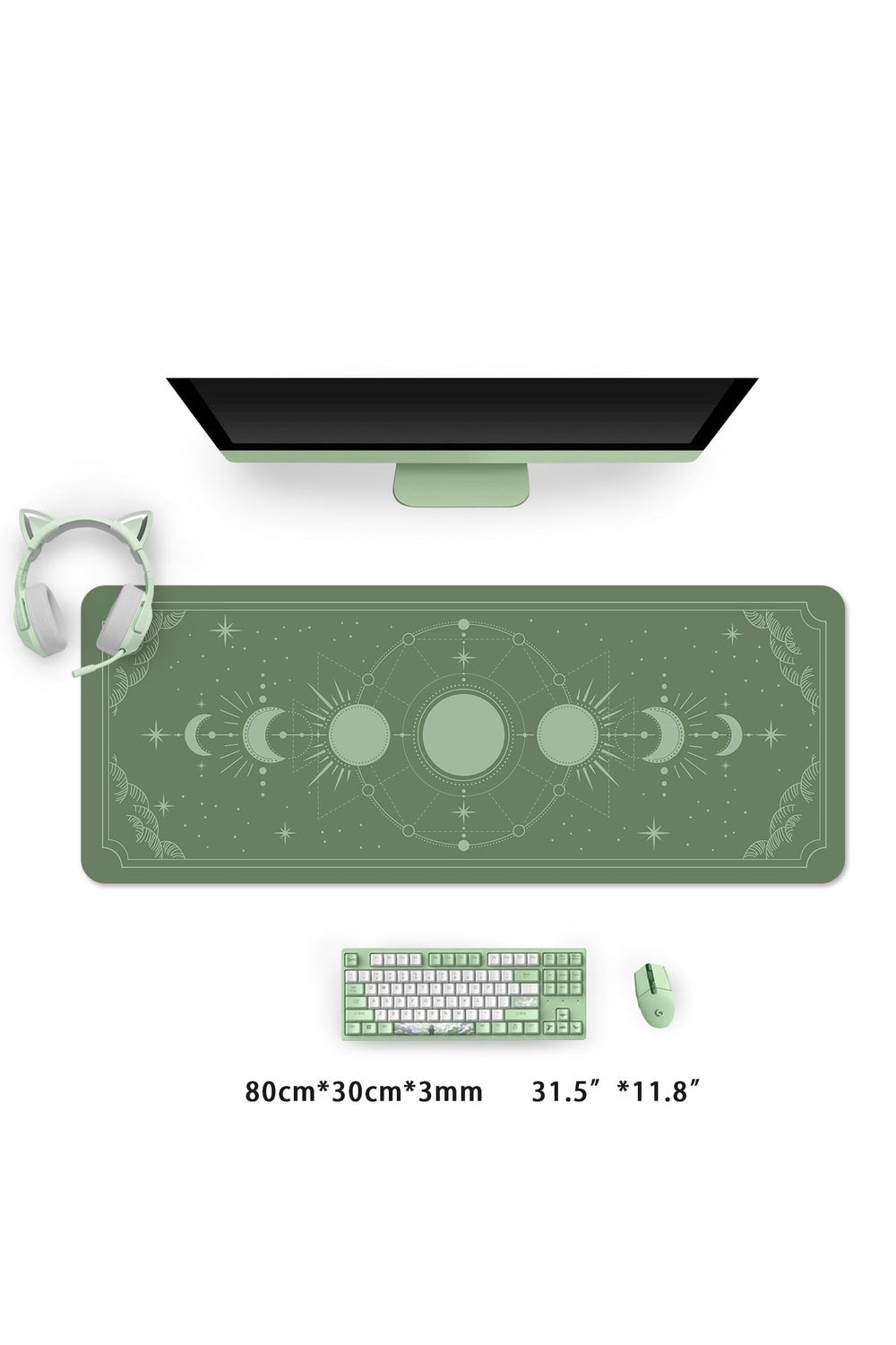 Lisslune | Moon Phases Desk Pad