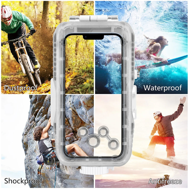 Lisslune | Waterproof Diving Case for iPhone with 40m Depth Protection & Touch Control – AquaShield